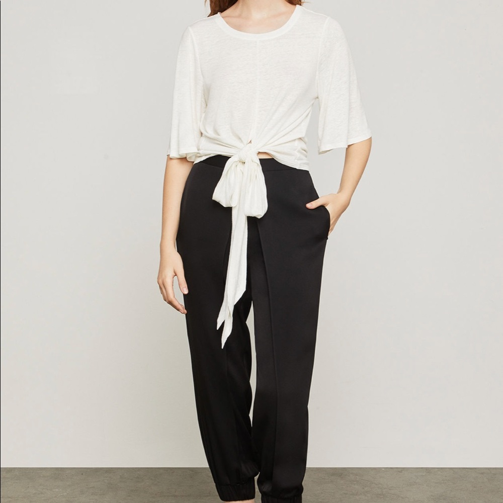 Short Sleeve Tie Top - NEVER WORN